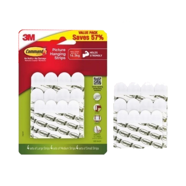 3M Command Picture Hanging Strips, Value Pack