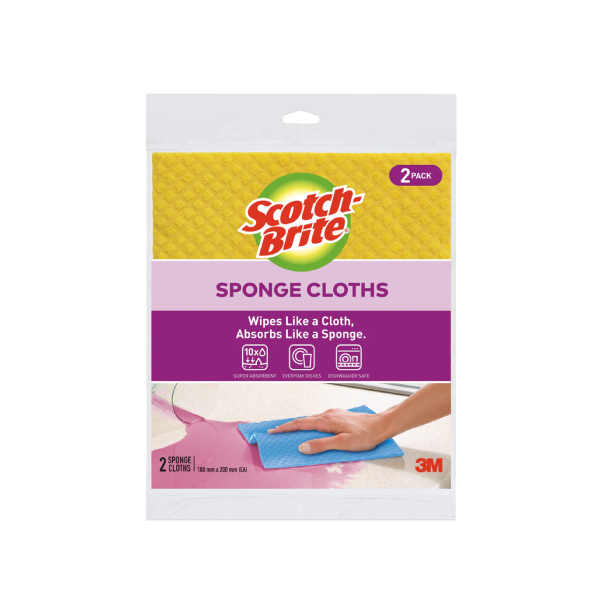 3M Scotch-Brite General Cleaning Resuable Cellulose Sponge Cloth