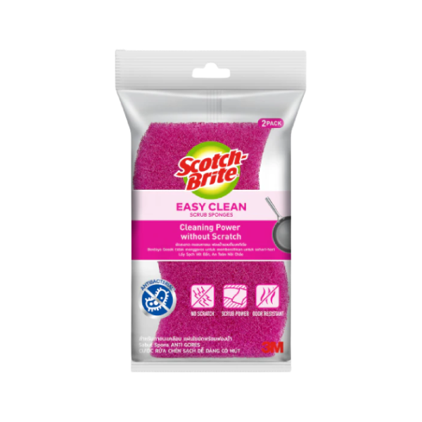 3M Scotch-Brite Easy Clean Scrub Sponge