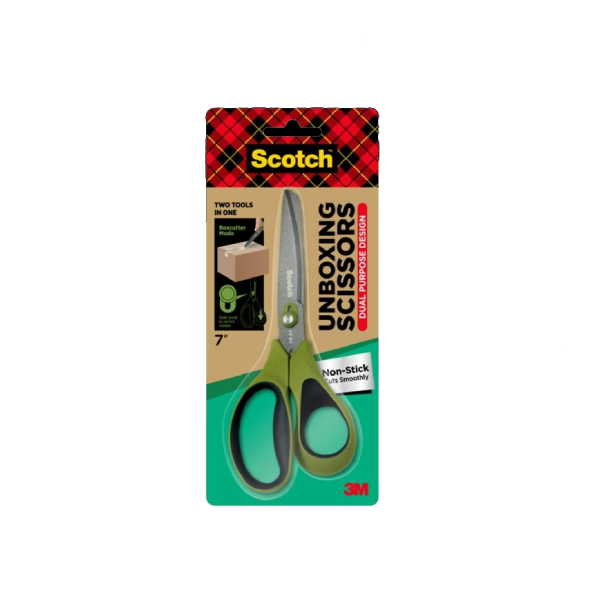 3M Scotch Unboxing Scissors Dual Purpose Design