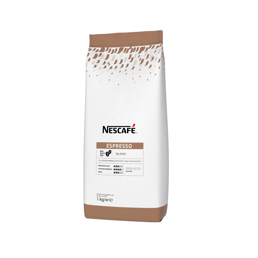 NESCAFE Espresso Whole Roasted Beans - 1kg