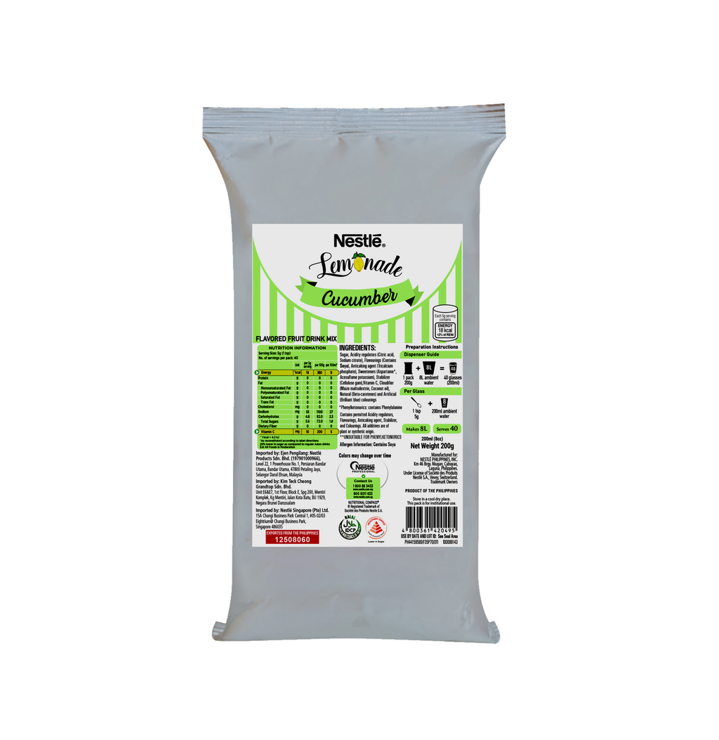 NESTLE Cucumber Lemonade Powder -140g