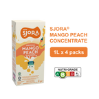 SJORA Mango Peach Reduced Sugar Concentrate - 1L