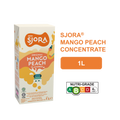 SJORA Mango Peach Reduced Sugar Concentrate - 1L