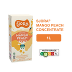 SJORA Mango Peach Reduced Sugar Concentrate - 1L