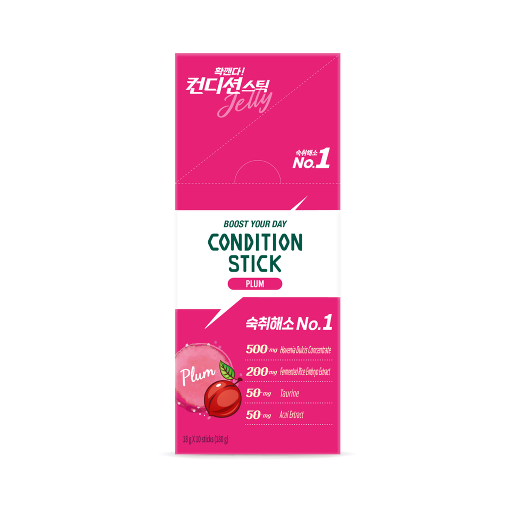 Condition Hangover Vitality Jelly Stick 10s, Hangover Relief (Mango & Plum)