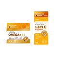 Condition Let's C Premium 60tabs + Omega 3-6-9, Vitamin C 60tabs,Fish Oil (EPA&DHA)