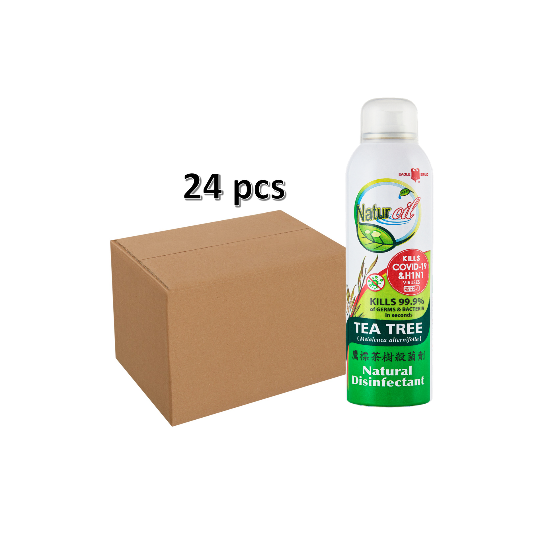 Eagle Brand Naturoil Tea Tree Disinfectant Spray 280ml