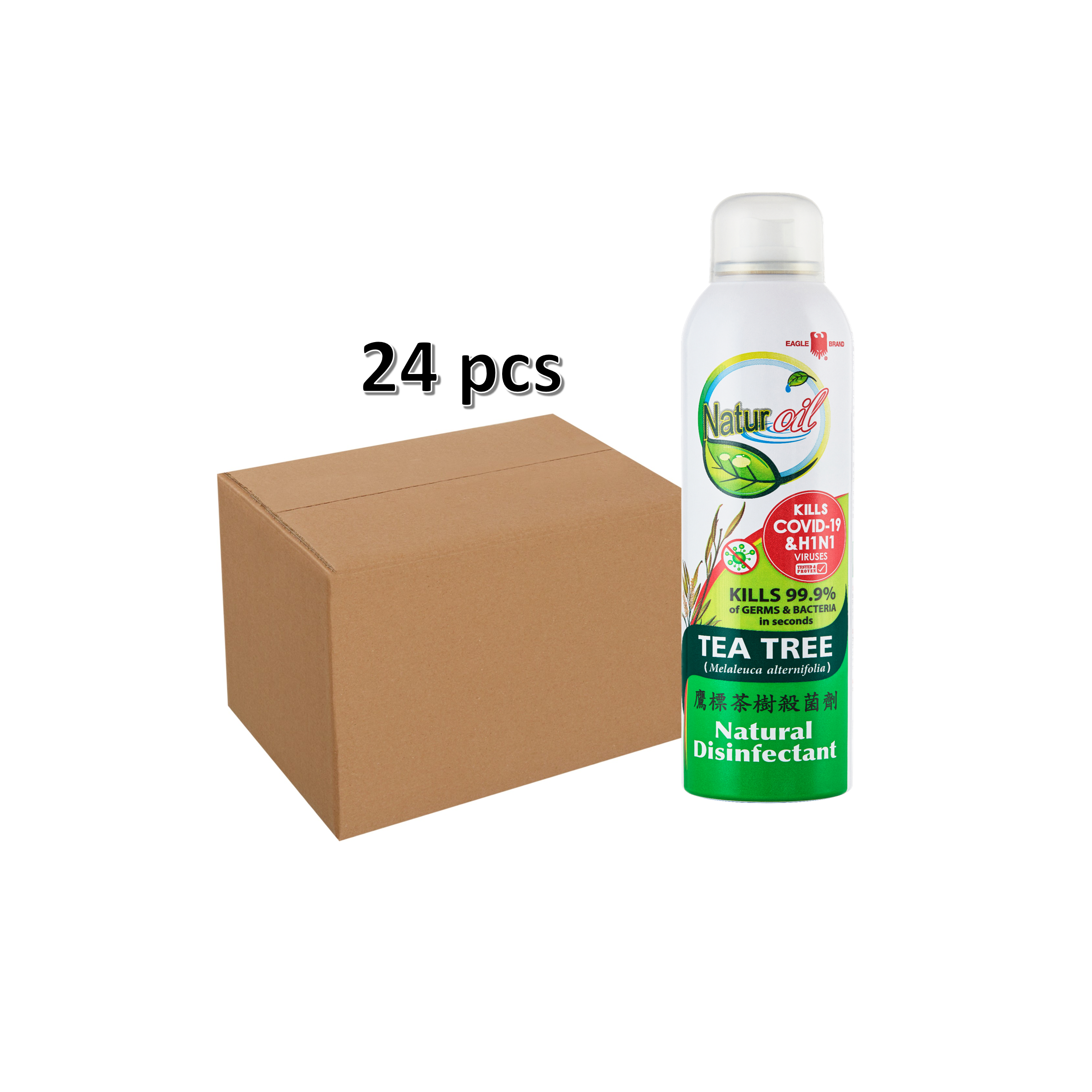 Eagle Brand Naturoil Tea Tree Disinfectant Spray 280ml