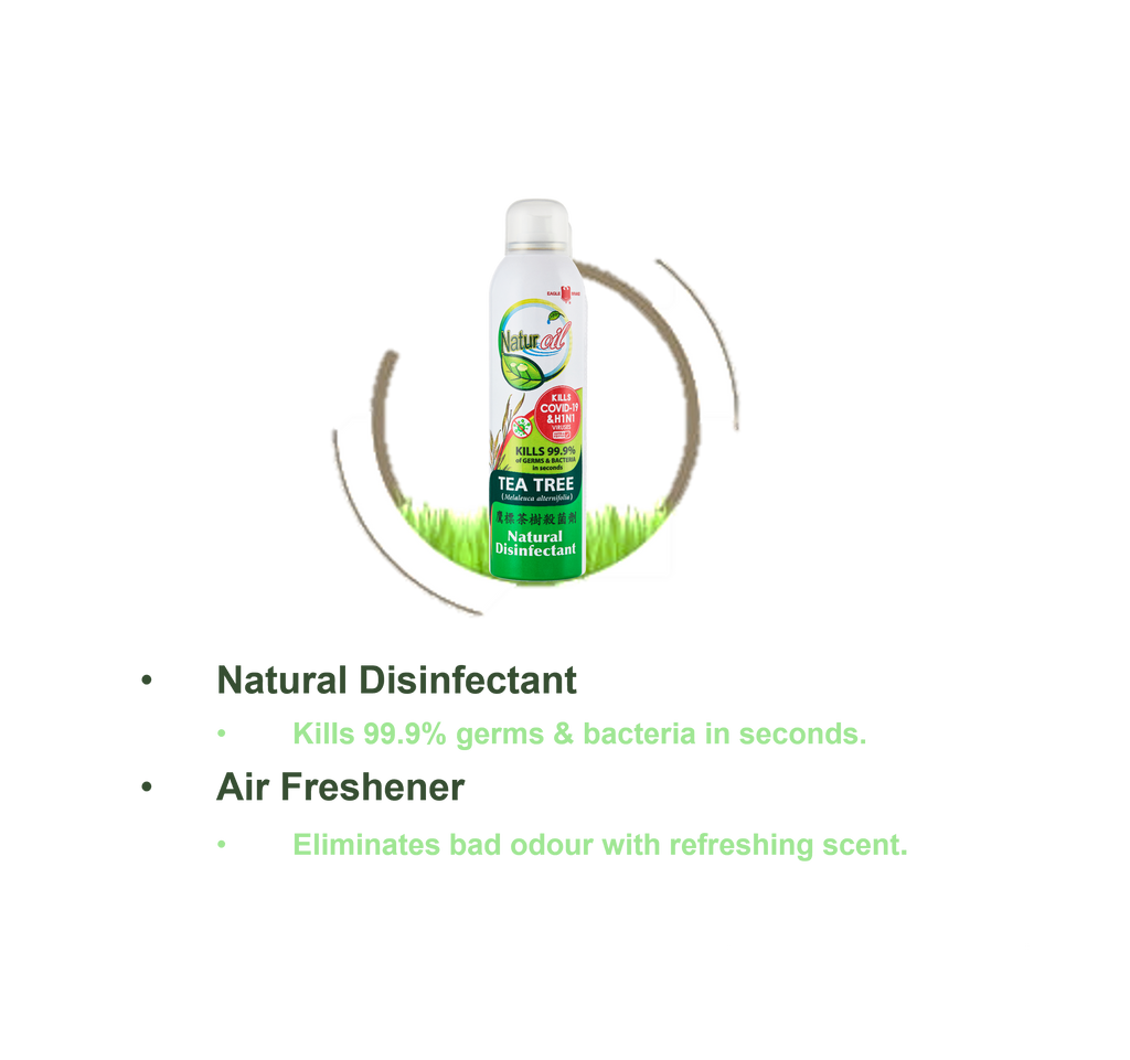 Eagle Brand Naturoil Tea Tree Disinfectant Spray 280ml