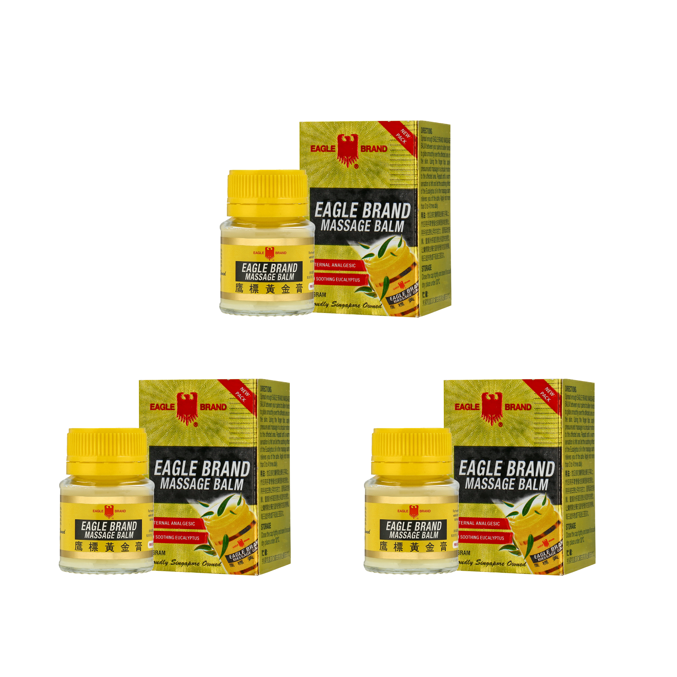 Eagle Brand Yellow Massage Balm 40g