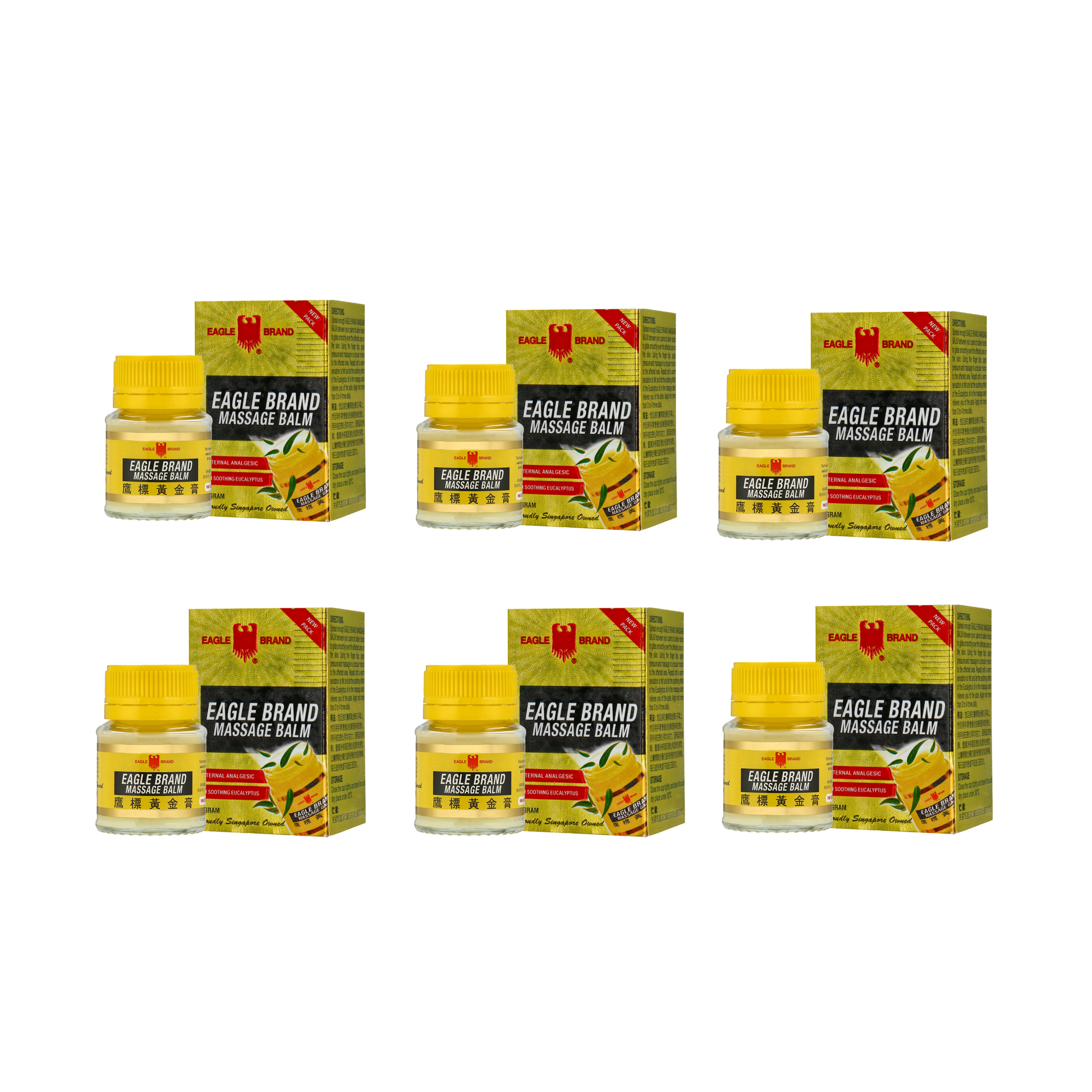 Eagle Brand Yellow Massage Balm 40g