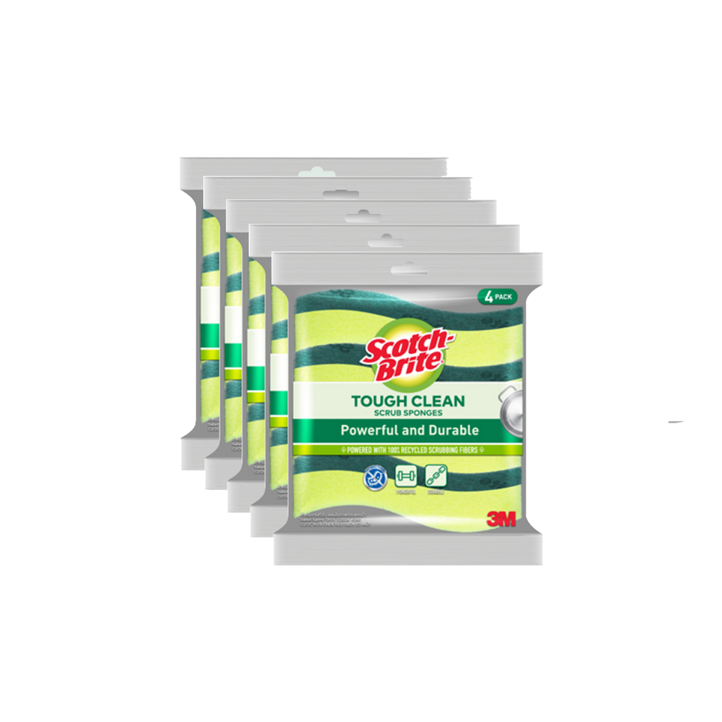 3M Scotch-Brite Tough Clean Scrub Sponge