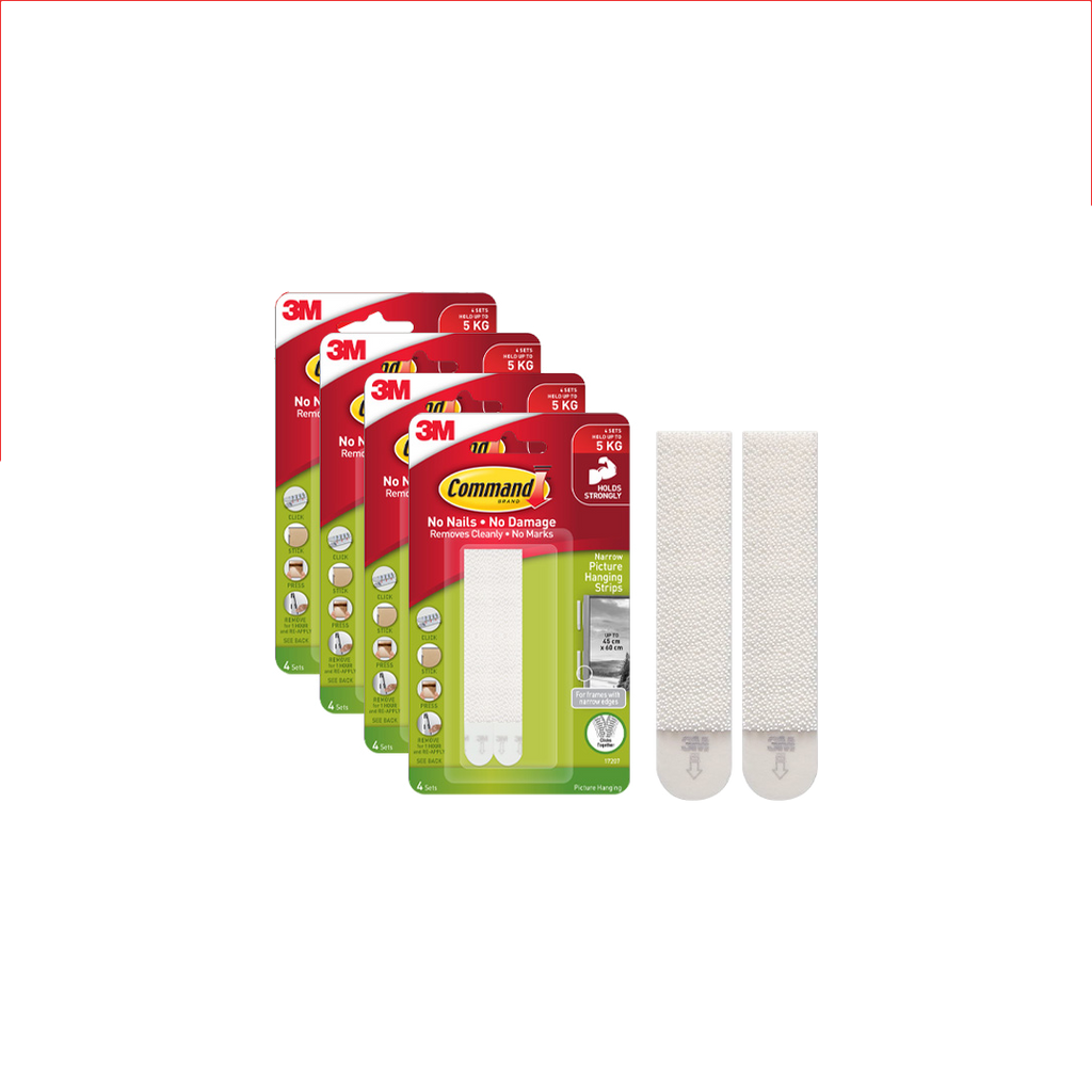 3M Command Narrow Picture Hanging Strips