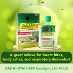 Eagle Brand DẦU KHUYNH DIỆP Eucalyptus Oil PLUS 25ml