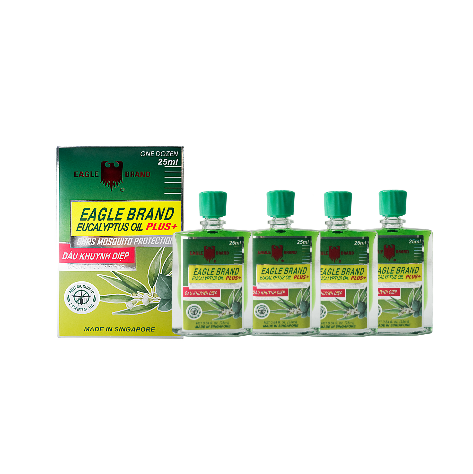 Eagle Brand DẦU KHUYNH DIỆP Eucalyptus Oil PLUS 25ml