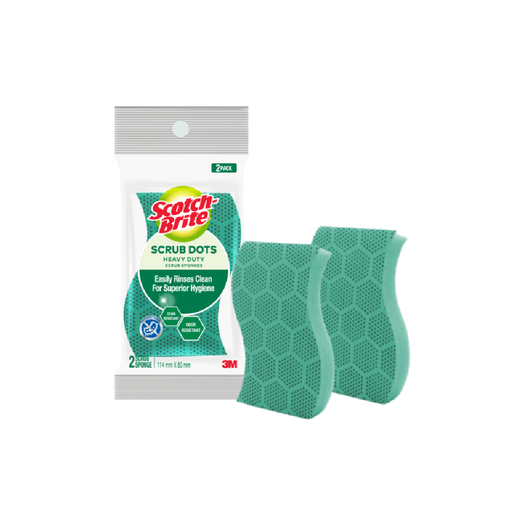 3M Scotch-Brite Scrub Dots Heavy Duty Scrub Sponges