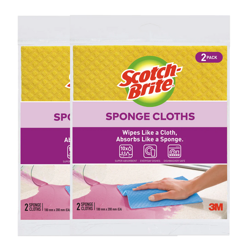 3M Scotch-Brite General Cleaning Resuable Cellulose Sponge Cloth