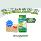 [1 CARTON 720 SHEETS] 3M Scotch-Brite Easy Sweeper Plus