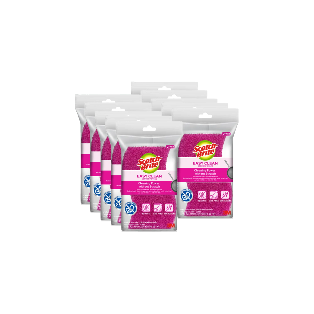 3M Scotch-Brite Easy Clean Scrub Sponge