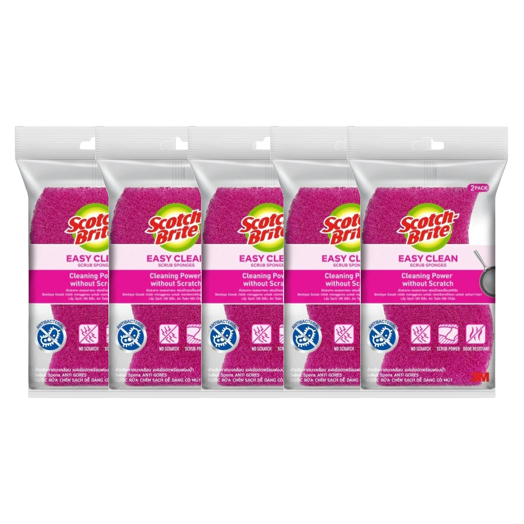 3M Scotch-Brite Easy Clean Scrub Sponge