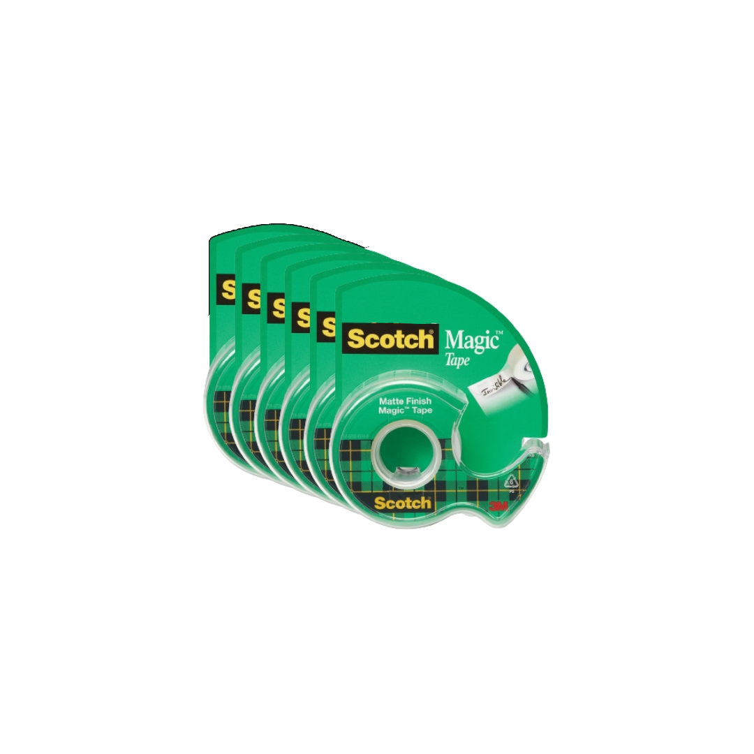 3M™ Scotch® Magic Transparent Tape with Dispenser 105 3/4 x 300 in, Home Offices, School, Arts, Crafts