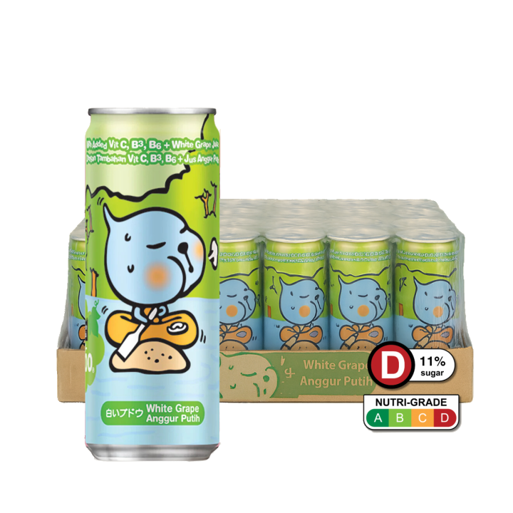 QOO White Grape Can 12x300ml