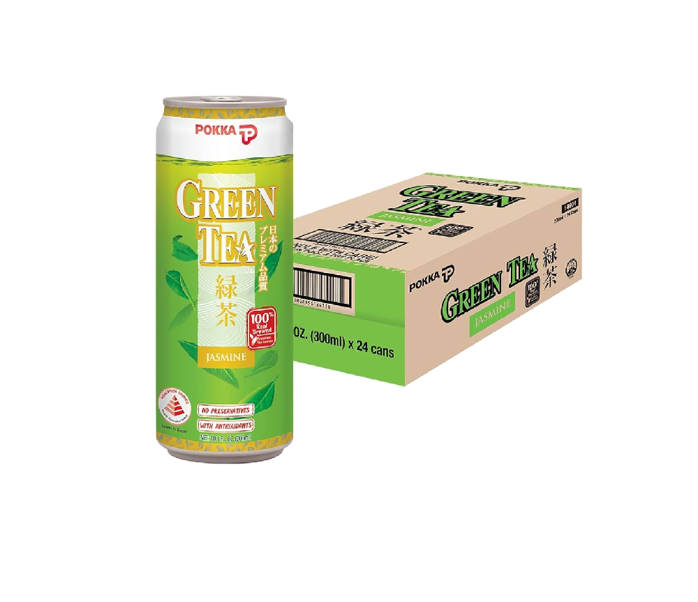 Pokka Green Tea Can 24 x 300ml (BCRS)