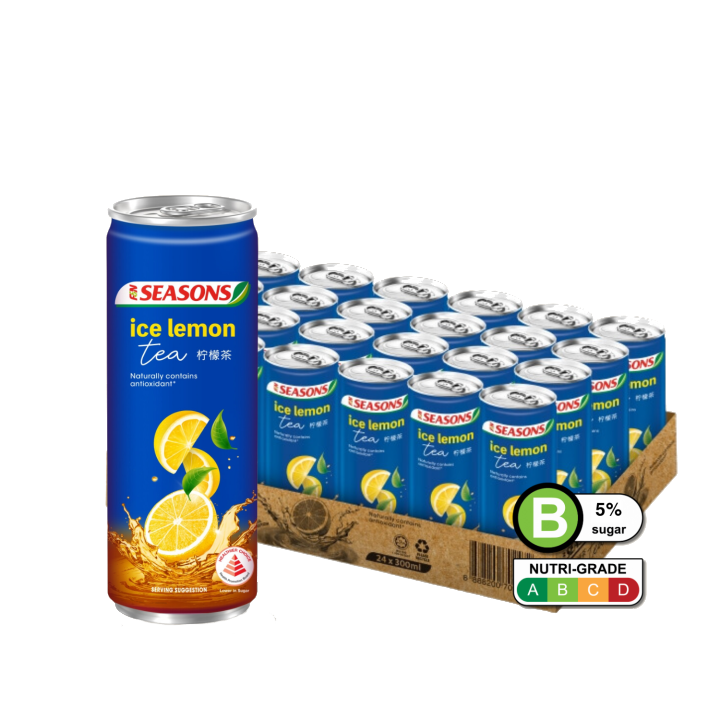 SEASON Lemon Tea Can 24x300ml (BCRS)