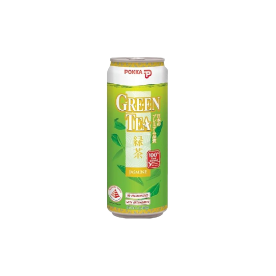Pokka Green Tea Can 24 x 300ml (BCRS)