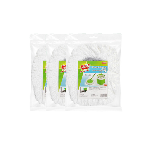 3M Scotch-Brite Single Spin Mop Bucket Set Refills