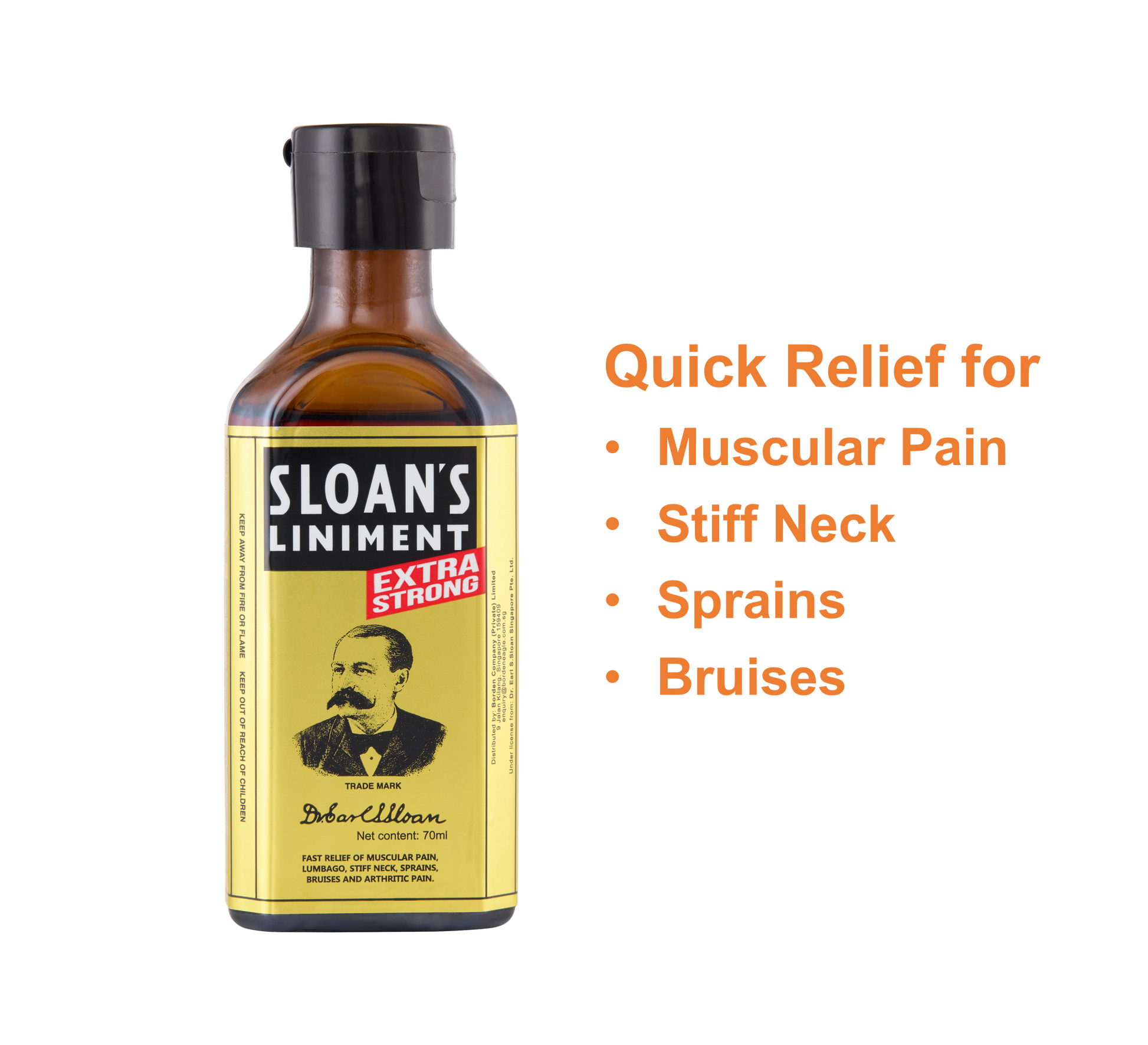 Sloan's Liniment Massage Oil 70ml (Extra Strong)