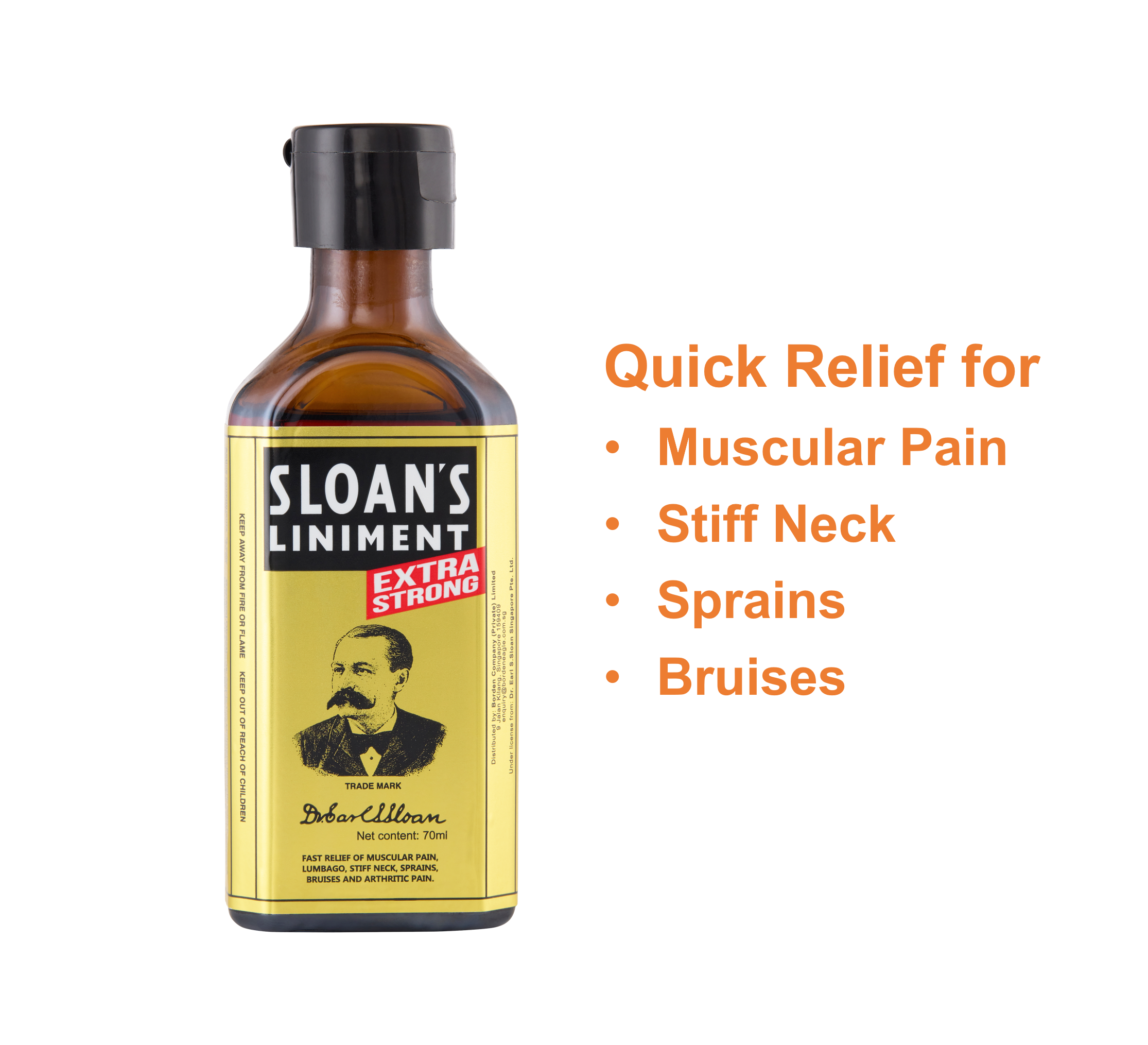 Sloan's Liniment Massage Oil 70ml (Extra Strong)